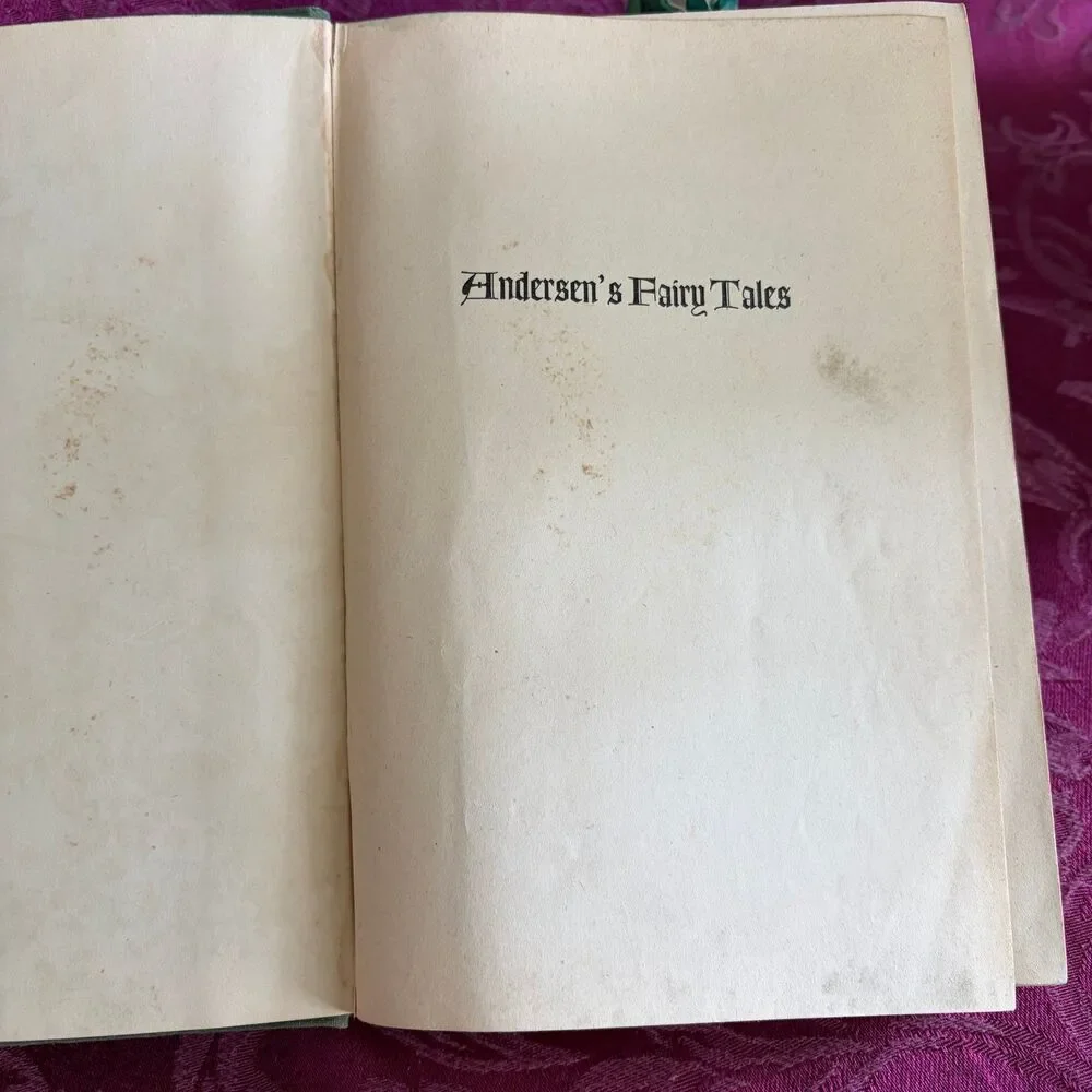 1945 Andersen's Fairy Tales by Hans Christian Andersen, Illustrated Vintage Book - Picture 3 of 11